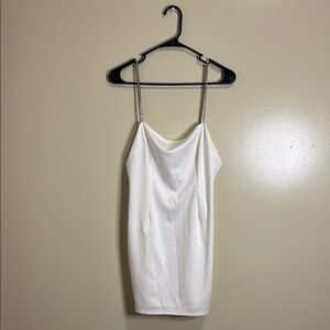 Elegant White Women's Dress